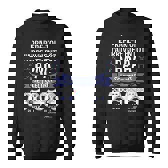 Idée Annonce Grossesse Originale Futur Papa Gamer Humour Sweater e - Cadeauxyz