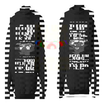 If I Win It'skill If You Win It's Luck プールプレーヤー プール ビリヤード スウェットシャツ - Kawaiitshirt