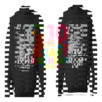 I'm 10 Year Old Capy Happy Birthday To Me 10Th Bday Capybara Sweatshirt - Thegiftio