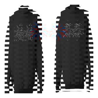 I'm Just Here For The Fireworks 4Th Of July Fireworks Boobs Sweatshirt | Mazezy
