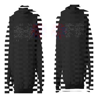 I'm Just Here For The Fireworks 4Th Of July Matching Couple Sweatshirt | Mazezy