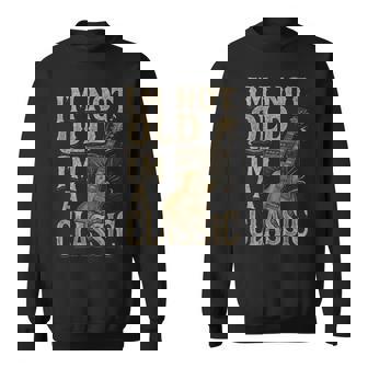 I’M Not Old I’M A Classic Vintage Guitar Music Lover Sweatshirt - Seseable