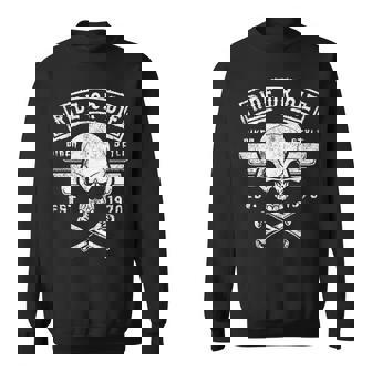 Impresión En La Espalda Cool Moto Moto Y Motorista Camisa de entrenamiento - Regaloses