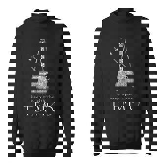 In Tempo Music Metronome テンポで-音楽-メトロノーム-指揮者-ミュージシャン スウェットシャツ - Kawaiitshirt