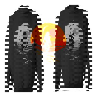 Indian Chief Coiffe Plumes Amérindiennes Coucher Deoleil Sweater e - Cadeauxyz