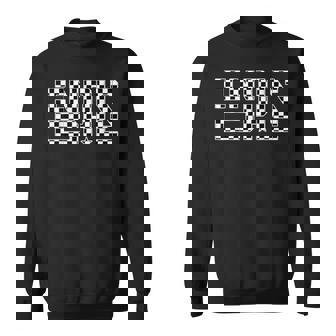 Indianapolis Racing Checkered Flag Pattern In Indpls Text Sweatshirt | Mazezy