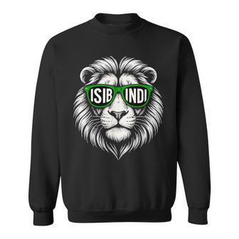 Isibindi Green Frame Lion Courage House Spirit Sweatshirt - Thegiftio UK