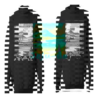 Isla De Jeju Coreaerano Y Playaacaciones Grunge Camisa de entrenamiento - Regaloses