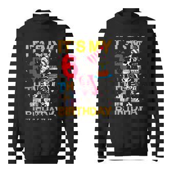 It's My 6Th Birthday Party ハロウィン スケルトン 誕生日 スウェットシャツ - Kawaiitshirt