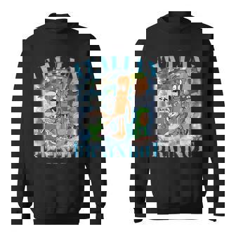 Italian Brainrot Bootleg Meme Retro Shark Tralalero Tralala Sweatshirt - Monsterry