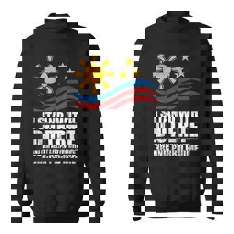 Itand With Duterte フィリピン フィリピン 強い 帰省 スウェットシャツ - Kawaiitshirt