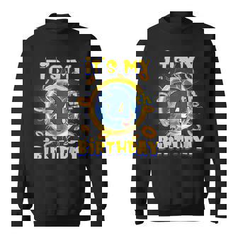 It's My 4Th Birthday Boy Family Matching Party Sweatshirt - Monsterry
