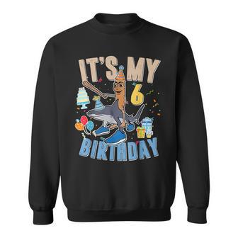 It's My 6Th Birthday Tung Tung Tung Sahur Tralalero Tralala Sweatshirt - Thegiftio UK