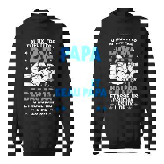 J'ai Deux Titres Papa Et Beau-Papa Fête Des Pères Beau-Pére Sweater e - Cadeauxyz