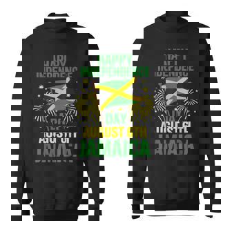 Jamaica 63Rd Independence Day Proud Jamaican Flag Heritage Sweatshirt | Mazezy