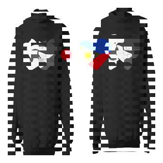 Japanese Flag Phillipinesフィリピンの遺産 フィリピンのルーツ 日本の国旗 フィリピンの国旗 スウェットシャツ - Kawaiitshirt
