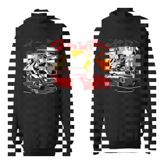 Japanese Miata Car Retro Vintage Sports Car Legend 90S Sweatshirt | Mazezy