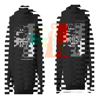 Jazz Music Player スイング バンド レトロ ヴィンテージ 70年代 スウェットシャツ - Kawaiitshirt