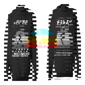 Je Peux Pas J'ai Marche Nordique Rétrointage Sweater e - Cadeauxyz