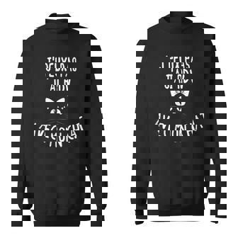 Je Peux Pas J'ai Rdv Avec Mon Chat J'ai Chat Cadeau Sweater e - Cadeauxyz