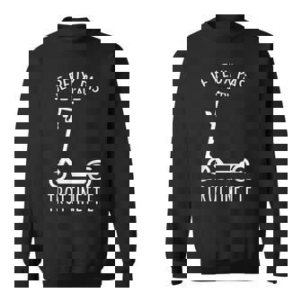 Je Peux Pas J'ai Trottinette Electrique Trottcooter Humour Sweater e - Cadeauxyz