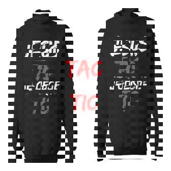 Je Suis Tac Je Cherche Tic Déguisement Tic Et Tac Duo Sweater e - Cadeauxyz