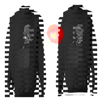 Jolie Fleur De Coquelicot Rouge Dans Une Poche Commémorative Usa Memorial Day Sweater e - Cadeauxyz