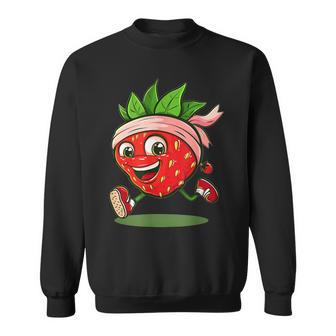 Jolie Fraise Avec Bandeau Pour Les Amateurs Deport Et De Course À Pied Sweater e - Cadeauxyz