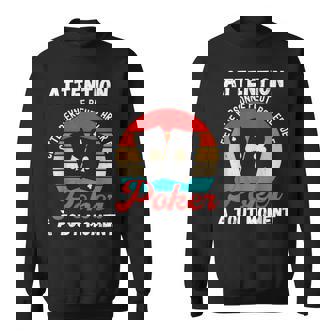 Joueur De Poker Cadeau Drôle Humour Homme Poker Sweater e - Cadeauxyz