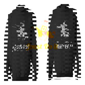 Jousting Joust Do It 中世の騎士tシャツ スウェットシャツ - Kawaiitshirt