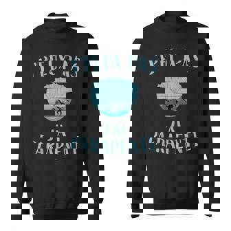 J'peux Pas J'ai Parapente Humour Idée Cadeau Parapentiste Sweater e - Cadeauxyz