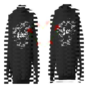 Julie Fleur Coeur Personnalisé Nom Julie Sweater e - Cadeauxyz