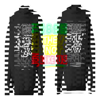 Junenth 1865 Black History Month Black Lives Matter Men Sweatshirt - Thegiftio UK