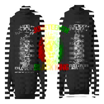 Junenth African American Black Lion 1865 King Men Sweatshirt - Thegiftio UK
