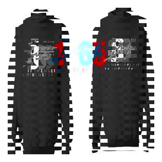 Junenth Is My Independence Day Since 1865 Red White Blue Sweatshirt - Thegiftio UK