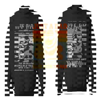 Just A Dad Who Always Came Back Sweatshirt | Mazezy