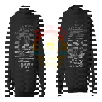 Just One More ビニールレトロレコード ヴィンテージミュージック スウェットシャツ - Kawaiitshirt