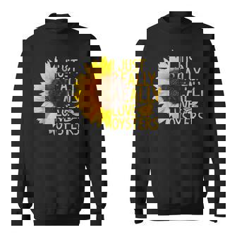 I Just Really Love Oysters ギフト レディース メンズ Mollusc ひまわり スウェットシャツ - Kawaiitshirt