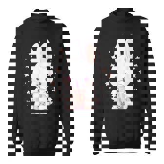 Kawaii Rabbit Drink バブルティー ウサギ ボバ スウェットシャツ - Kawaiitshirt