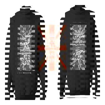 Keep Calm And Carry On Uk Flag スウェットシャツ - Kawaiitshirt