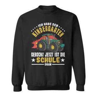 Kinder Einschulung Jungen Traktorchulkind 2024 Sweatshirt - Geschenkecke