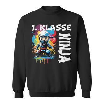 Kinder Geschenk-Idee Kita Grundschuleolksschule 1 Klasse Ninja Sweatshirt - Geschenkecke