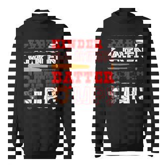 Kindergarten Batter Up Back To School Baseball Player Boys Sweatshirt - Monsterry