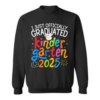 Kindergarten Graduation Officially Graduated Class Of 2025 Sweatshirt - Thegiftio UK