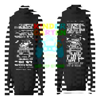 Kindergarten Level Complete Graduation 2025 Gaming Boys Sweatshirt - Thegiftio UK
