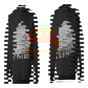 Kuha 181 1960年代 70年代 ヴィンテージ 日本のトキエクスプレス 電車 スウェットシャツ - Kawaiitshirt