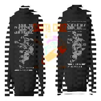Laid Back スケルトン スケートボーダー サンタクルーズ スウェットシャツ - Kawaiitshirt