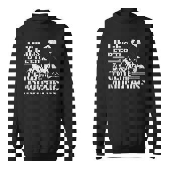 Laie Est Meilleureur Les Montagnes Parapente Parapente Sweater e - Cadeauxyz