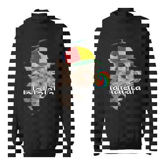 Lalalalalala Meme Silly Cat Meme With Lollipop Memes Sweatshirt - Thegiftio