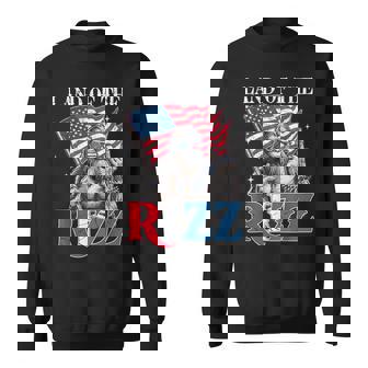 Land Of The Rizz Bigfoot Patriotic 4Th Of July Sweatshirt | Mazezy